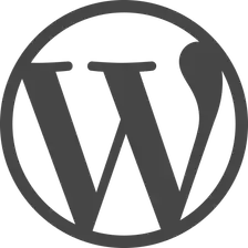 Logo der Anwendung WordPress, einem CMS für das Implementieren von Unternehmensseiten oder Headless-Systemen