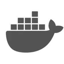 Logo der Virtualisierungssoftware docker für die Webentwicklung skalierbarer Anwendungen